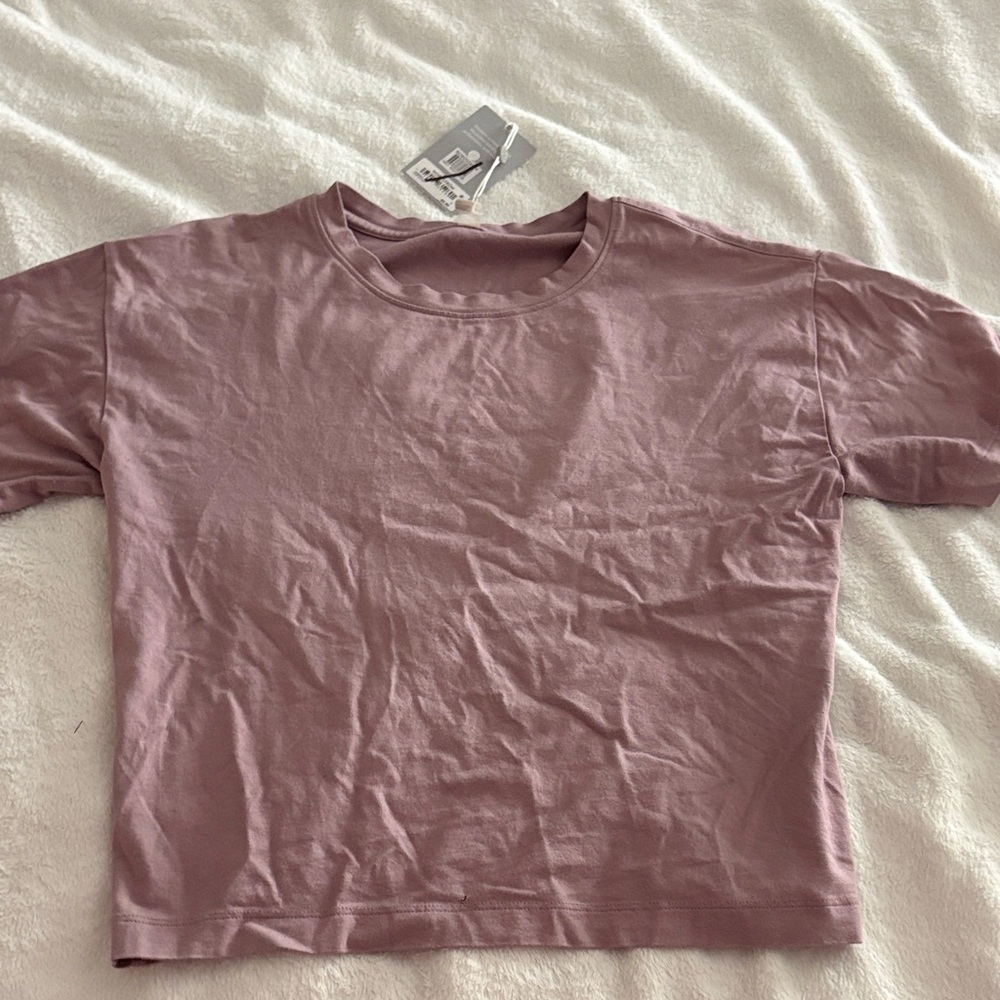 Zella Dusty Pink Short Sleeve Tee